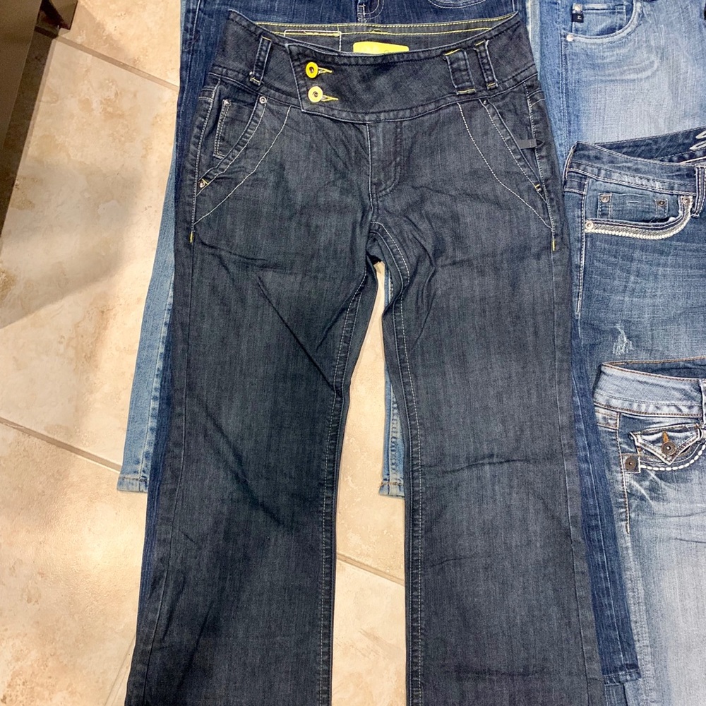 Beautiful lole organic size 6 wide leg jeans pants